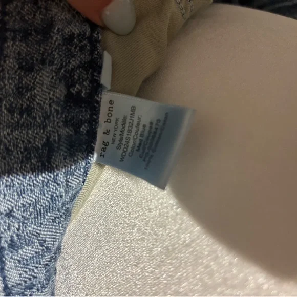 Rag & Bone Blue Denim Skirt - Picture 7 of 8